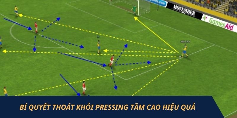Bí quyết thoát khỏi pressing tầm cao hiệu quả